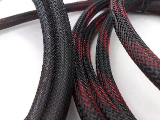 0.22mm Polyester Yarn Anti-fire Black Polyester Monofilament Yarn Expandable Knitted Sleeve Pet Monofilament Yarn