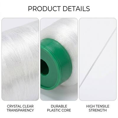 60D 80D 100D 0.08MM 0.10MM 0.12MM 0.14MM Y Cone Polyamide  Mono Filament Yarn 100% Nylon Monofilament Yarn Mono Yarn Factory