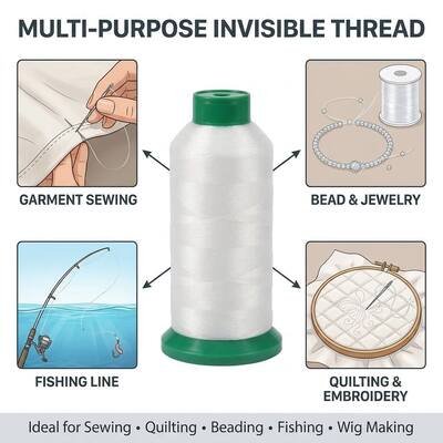 60D 80D 100D 0.08MM 0.10MM 0.12MM 0.14MM Y Cone Polyamide  Mono Filament Yarn 100% Nylon Monofilament Yarn Mono Yarn Factory